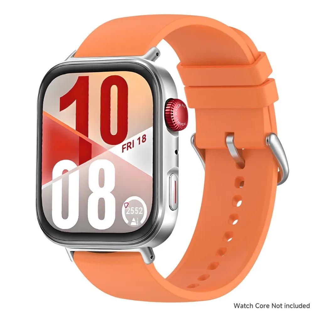 Silikonarmband för Huawei Watch Fit4/4 Pro Armband Smartklocka Ersättningsarmband för Huawei Watch Fit3/2/1 Ersättning