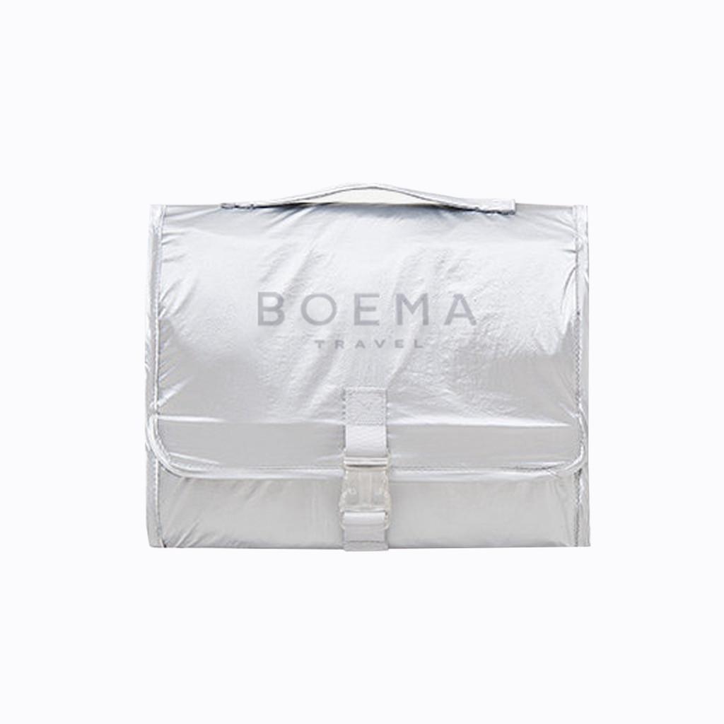 Style Large Capacity Travel Wash Bag With Divided Sections And Waterproof Tpu Lining