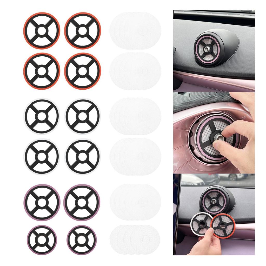 4 Pieces Air Outlet with Replaces Easy to Install Car Accessories Decoration for Dolphin