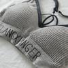 Dame-BH Beauty Back Tube Topp Anti-eksponering damevest Cross Beauty Back Letter Printed Sports BH