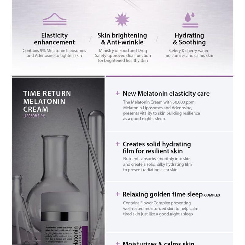 MAXCLINIC Krem z melatoniną Time Return