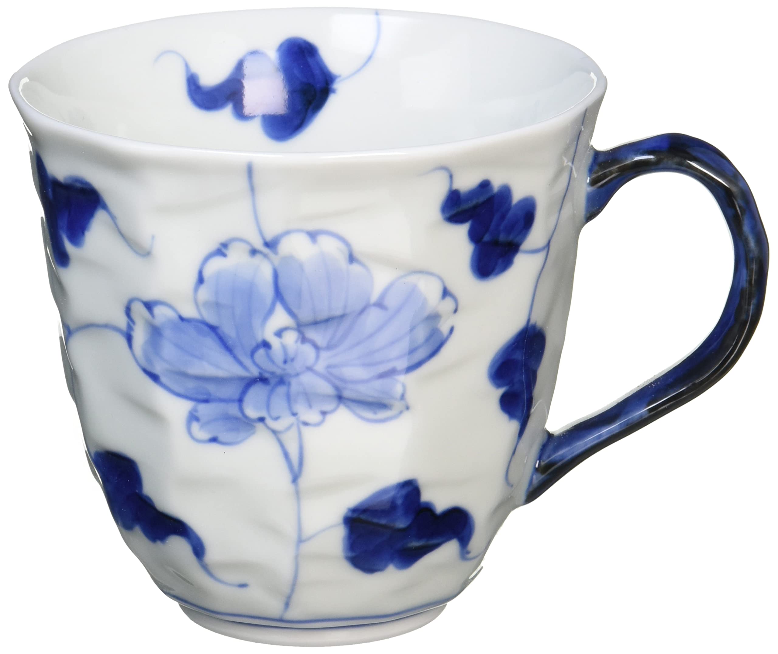 

Кружка Hamato Arita Ware Soutagama Dyed Peony с фаской, синяя 302077 синий