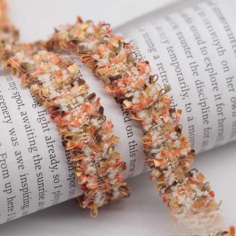 90Yards 1.5cm Vintage Embroidered Lace Ribbon Fabric Sewing Lace Trim Handmade Costume Dress Sewing Trimmings Wedding Decoration