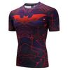 T-shirt de Compression Imprimé Spider-Man 3D Homme Marvel Manches Longues Séchage Rapide Hauts de Sport 2022