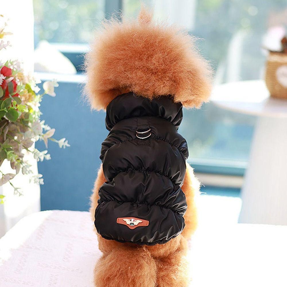 D-ring Vest Dog Winter Clothes Warm Coat Cat Costumes Pet Warm Jacket Chihuahua French Bulldog