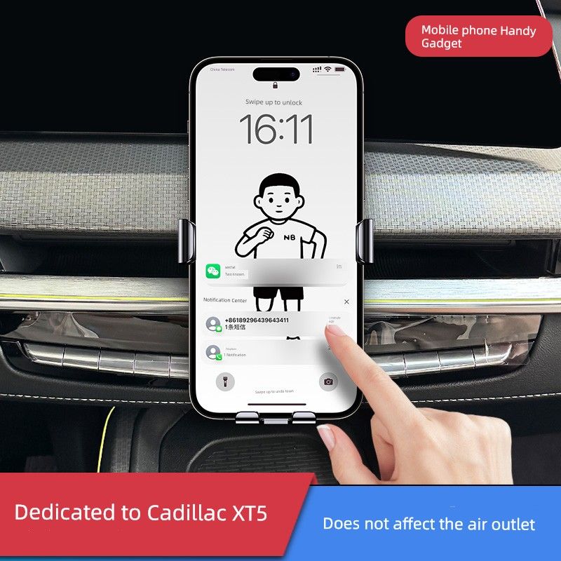 2025 Model Cadillac XT5 Special Car Bracket Special Air Outlet Fixed Navigation Frame Car Interior Supplies
