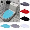 Solid Color Toilet Seat Cover Warm WC Cover Easy Install Toilet Dust Cover  Bathroom Decorative