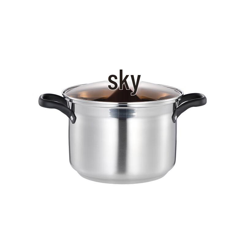 Lijia Stainless Steel Double-Handle Soup Pot 24cm