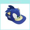 Cartoon Sonic The Hedgehog Sun Hat Soft Breathable Material For Kids Adults