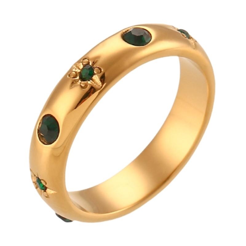 Metal Rings Fashion Dating Jewelry Stainless Steel Texture Comfortable Rings for Adding a Touch of Color to Any Look