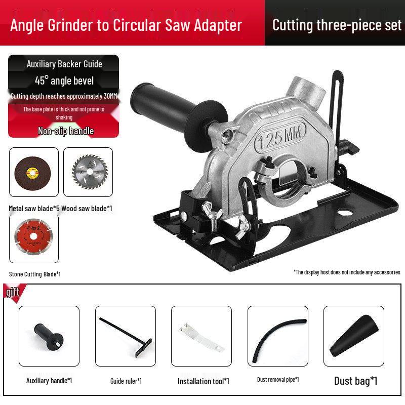 Angle Grinder Stand: Multifunctional Cutting Machine Converter with Dustproof Protective Cover