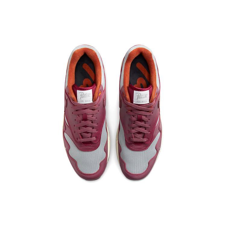 New Nike Air Max 1 Patta Waves Rush Maroon Without Bracelet DO9549-001