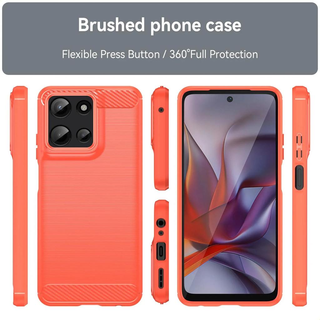 Phone Case For Motorola Moto G 5g 2025 ,flexible Tpu Fiber Protective Cover For Motorola Moto G 5g 2025