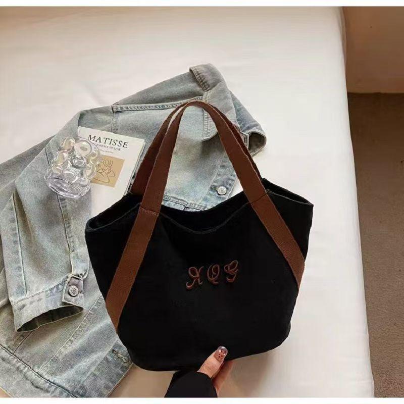 Canvas Women s Tote Bag - 2025 Commute & Lunch Handbag чёрный
