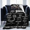 Fast and Furious Ride Or Die Blanket Coral Fleece Plush Decoration  Breathable Warm Throw Blanket Sofa Office Plush Thin Quilt