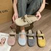 French Pastoral Pearl Foreign Trade Bag Head Half Slippers Women's 2025 New Spring Wear with Skirt Cool Slippers Tide