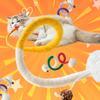 Plush Cotton Rope Cat Toy Interaction Cat Teaser Stick Self Teasing Cat Active Toy Exercising Activity Entertainment Toy