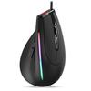 Xiaomi Gaming Mouse Wired T-50, Gaming Optical Ergonomic Mouse with RGB Backlight, Up To 12800 DPI, Programmable Keys, Black