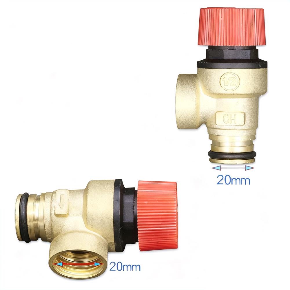 For Gas Boiler Thread Type Safety Valve 3Bar Pressure Relief Valve Efficient Pressure Regulation for Heating Systems