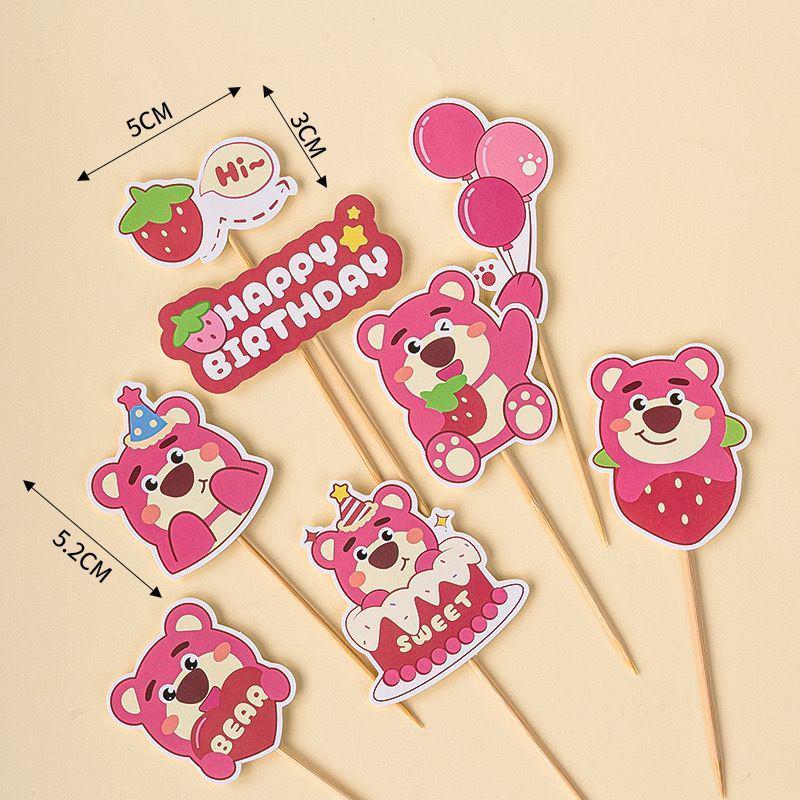 Sushi Cartoon Cupcake Toppers - Cute Mini Dessert Cards for Children's Day & Birthday Decorations