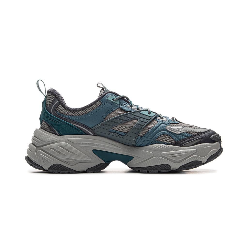New LiNing Red Sugar 2 Anti-Slip And Wear-Resistant Breathable Low-Top Casual Shoes Men's Blue Gray AGCV123-3