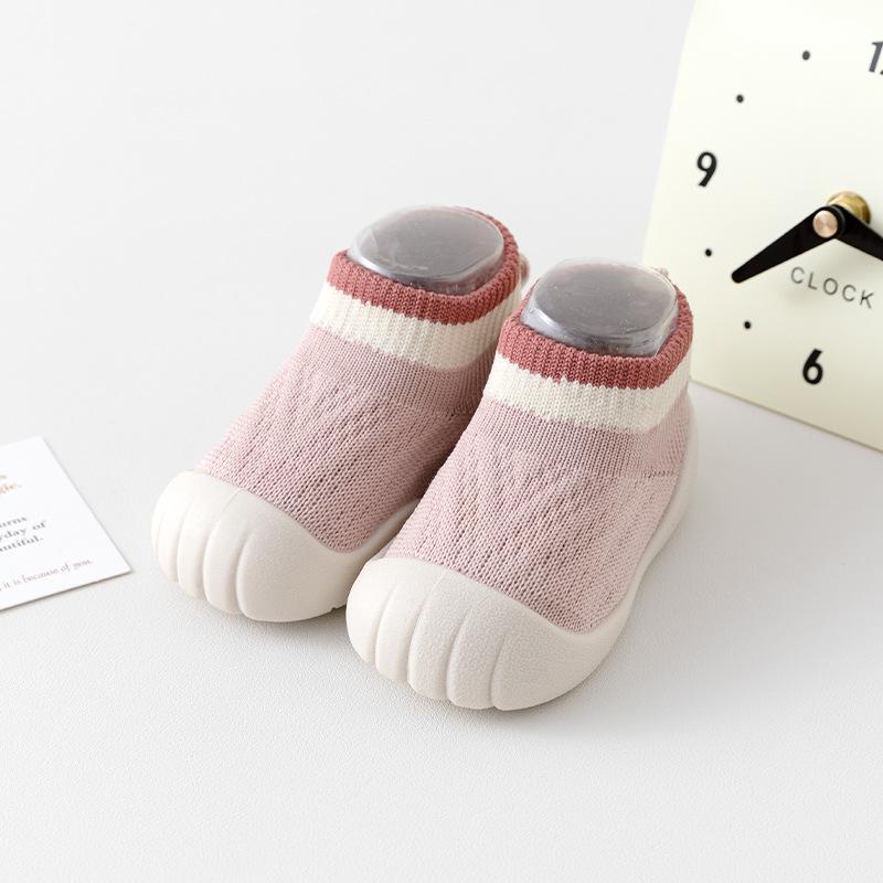 Unisex Baby Flyknit Indoor Shoes: Soft Sole, Breathable, Non-slip Toddler Shoes for Summer & Spring