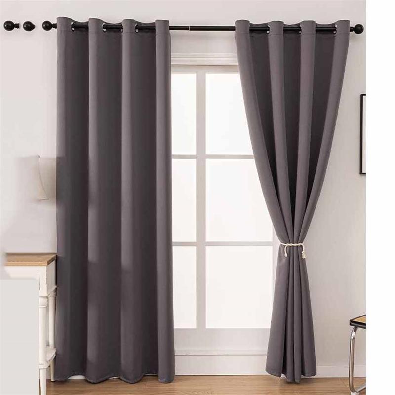 100% Blackout Curtains Sun Blocking Curtains High Density Thermal Insulated Drapes for Bedroom Living Room