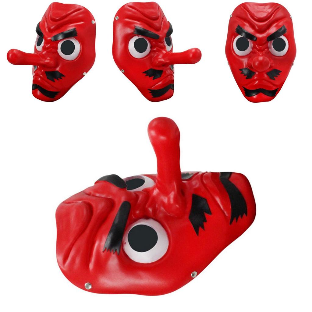 Red Tengu Demon Slayer Mask For Halloween And Themed Cosplay Events