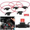 Auto Mini Blade Adapter Sicherungshalter Stecksicherungssockel Spritzwassergeschützt für 12V 30A Drahtabschaltschaltersockel Feuchtigkeitsgeschützt Spritzwassergeschützt