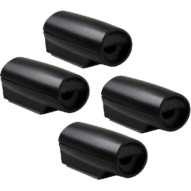 8Pcs Deer Whistles For Vehicles Wind Activated Black