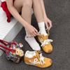 Su Yinyin's 7cm Version of the Same Style~ Inner Height Increase Small Crooked Head Mandarin Duck Shoelaces Couple Casual Shoes German Training Shoes 