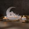 Moon Shape Candle Holder Resin Mould, Candle Plaster Drip Mould, Moon Resin Mould, Epoxy Resin Mould, Atmosphere Scene Mould