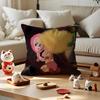The Chipmunk Anime Adventure Cushion Cover Anti-dustmite Pillowcase Invisible Zipper Silky Short Plush Sofa Cushion Cover