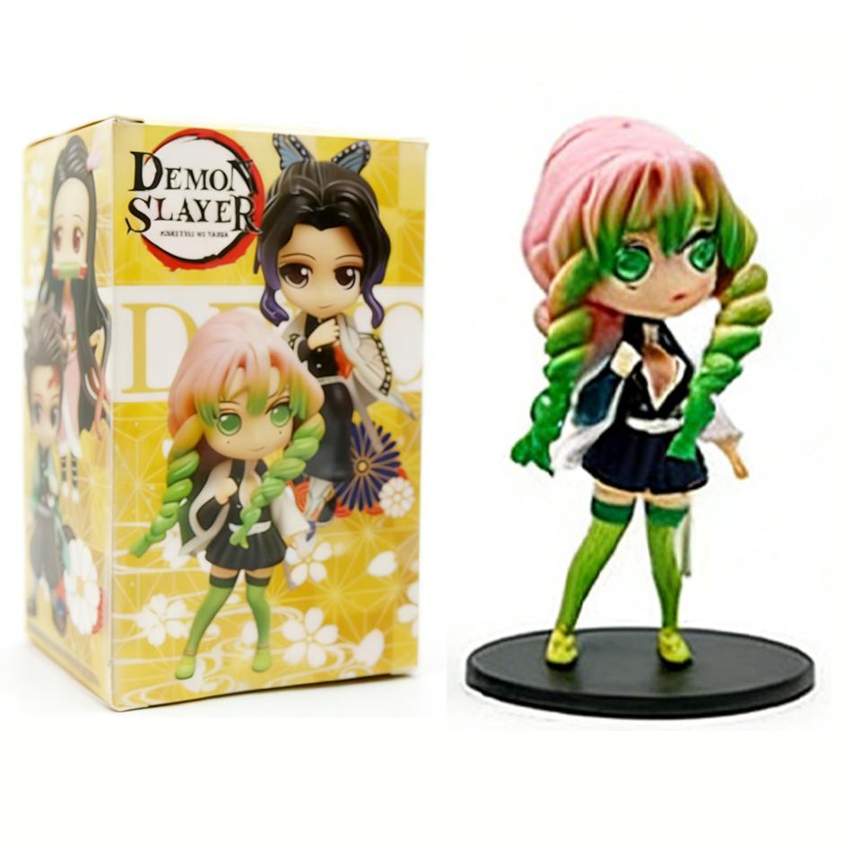 8pcs/set Anime Demon Slayer Kamado Nezuko Kamado Tanjuurou Battle Version Action Figure Collectible Models Toys 13cm