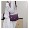 Unisex Casual Shoulder Bag - Adjustable Shoulder Strap, Multi Compartment Design, Portable and Lightweight, Suitable for Daily Commuting and Travel