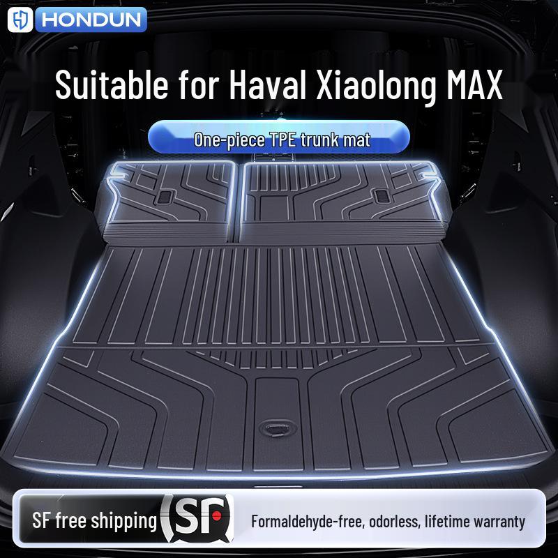 Haval Xiaolong MAX Trunk Mat, TPE 25, Second Gen One-Piece Tail Box Mat for Car Modification