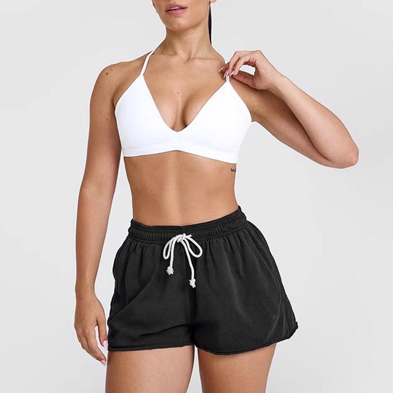 

Женский сексуальный спортивный бюстгальтер с глубоким вырезом и тонкими бретельками для занятий йогой, бега и повседневной носки Medium