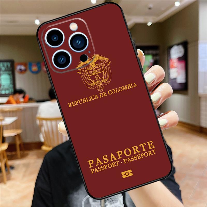 Colombia Flag Case For iPhone 17 16 14 13 12 11 15 Pro Max Mini Plus 16e 17 Air Bumper Cover Accessories
