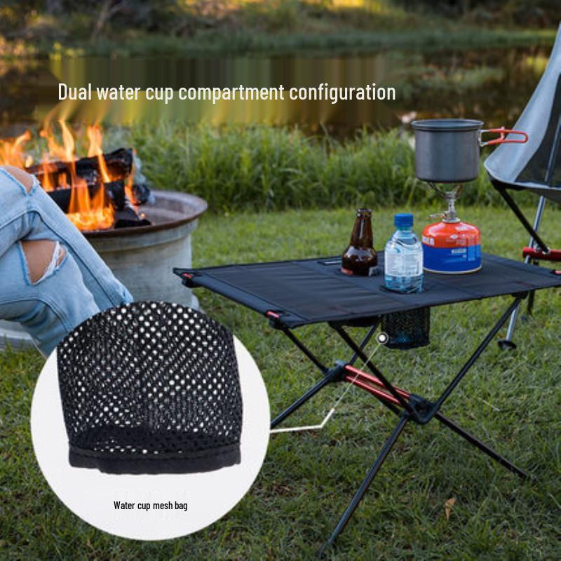 Multifunctional Aluminum Folding Camping Table - Portable, Thickened, Splicable