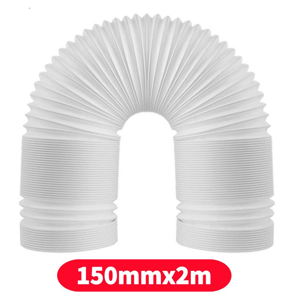 Portable Air Conditioner Window Vent Kit 1.5/2M AC Exhaust Hose Universal Coupler Adjustable Window Seal Duct Extension Pipes