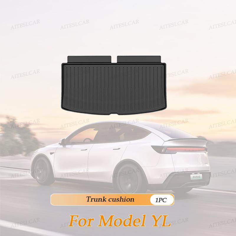 For Tesla Floor Mat Model YL 2026 Car Trunk Mat Set Luggage Mat TPE Waterproof Anti-Slip Set LHD Floor Liner Mat Car Accessorie