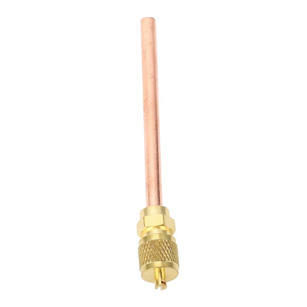 Air Conditioner Access Valve 1/2 20 UNF Copper AC Refrigeration Filling Access Valve with Core and