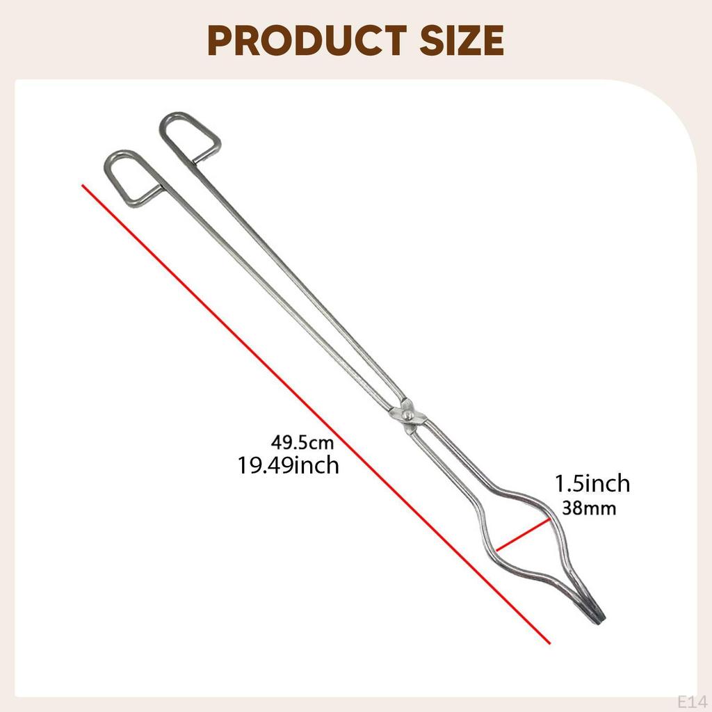 Crucible Tongs Melting Plier Holder Furnace Metalworking Tool for