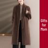Da Tang Fu Ren Mid-Length Faux Mink Fur Coat for Women
