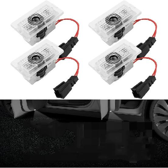Car Door LED Projector Puddle Welcome Ghost Shadow Light for Tesla Model 3 2017-2026 for Tesla Model Y 2020-2026