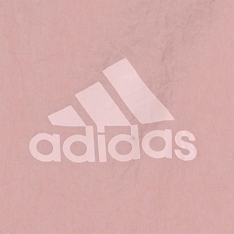 Adidas Mh Bomber Logo Print Fleece Warm Casual Sports Jacket Women Jacket Pink GM1412