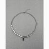 Unique Geometric Locking Chain Necklace Crafted From Stainless Steel For Casual Wear