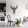 Metal Phoenix Design Hanging Wall Decor – Stylish Art for Indoor Living Room & Office, Elegant Metal Wall Hanging for Home Decor