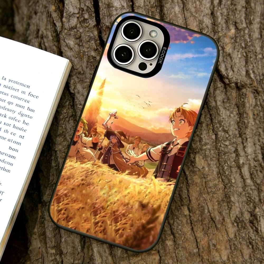 Mushoku Tensei Phone Case For iPhone 17,16,15,14,13,12,11 Plus,Pro Max,XS,Colorful Silver Phone case Funda Cover