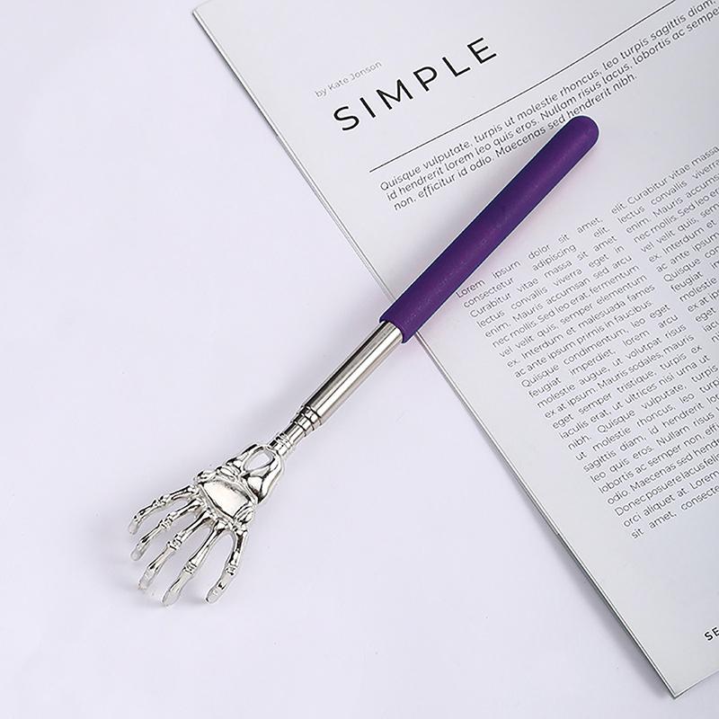 Stainless Steel Back Scratcher Telescopic Back Itch Scratcher For Old Man Easy Massage Relax Old Man Happy Health Products